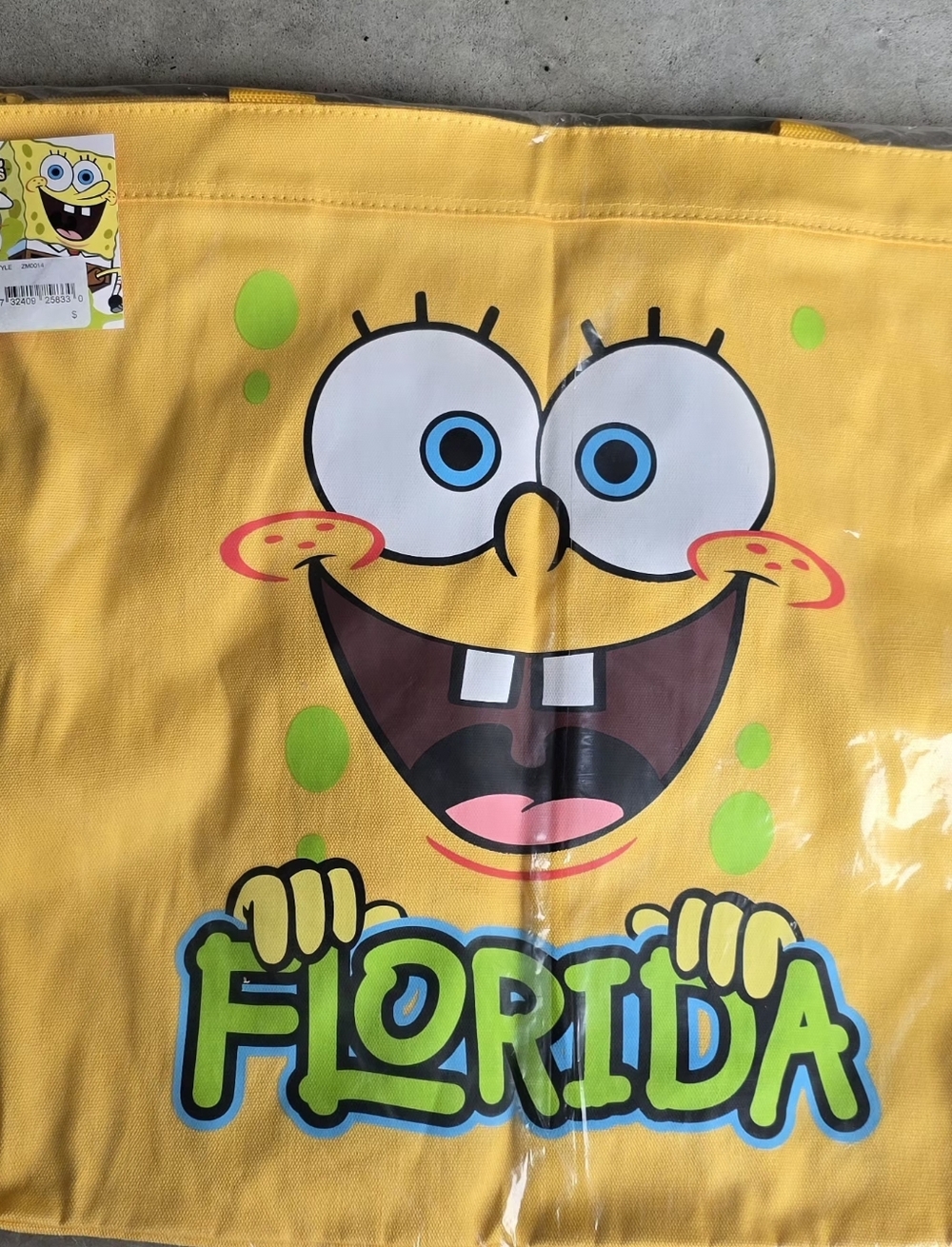 NEW - Nickelodeon SpongeBob SquarePants Florida Tote